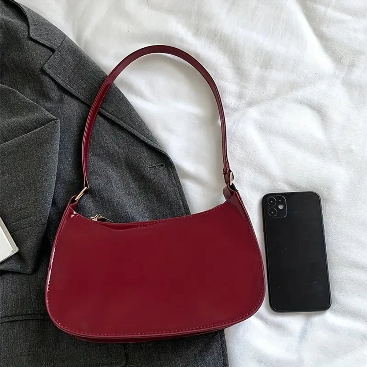 Red high-end bag for women,