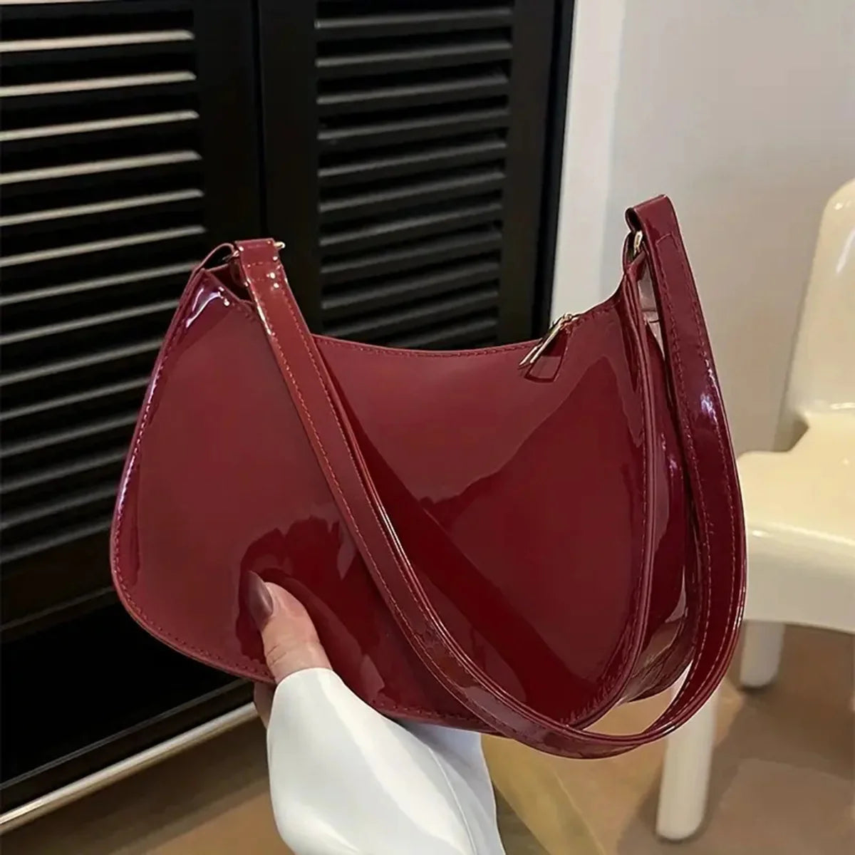 Red high-end bag for women,